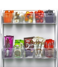 6 lı Buzdolabı İçi Mini Düzenleyici Kutu Organizer - Buzdolabı Kapak Düzenleyici