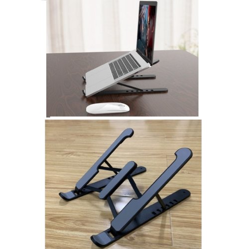 Katlanabilir Laptop Standı - Kaydırmaz Kademe Ayarlı Laptop Tablet Tutucu 