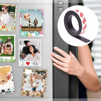 1 Metre Yapışkanlı Şerit Mıknatıs Çok Amaçlı Manyetik  Magnet  