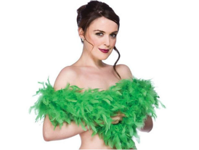 2 Metre Boa Tüy Otriş - Yeşil