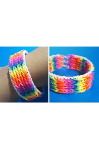 4 Lü Yedek Poşet Bileklik  Takı Yapma Seti ve Örgü yapma seti Loom
