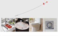 Tıkalı Lavabo Ve Gider Boruları Açma Aparatı  Kıskaçlı