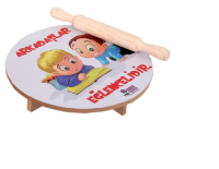 Desenli Mini Sofra Oyun Hamuru Seti - 18 Cm  