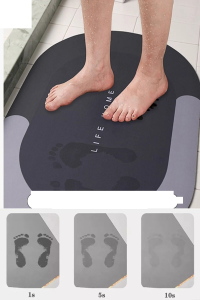Sihirli Su Emici Kaydırmaz Banyo Paspası Banyo Ayak Matı 