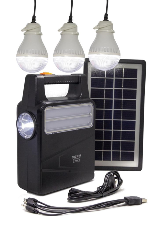 Solar Kamp Lambasi Isildak Seti Powerbank Gs4000