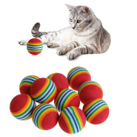 Sünger Kedi Oyun Topu -  3 lü Çiğneme Süngeri 