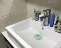 Vakumlu Lavabo Süzgeci - Tahliye ve Durdurma Süzgeci