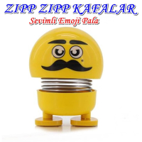 Zıp Zıp Kafalar Sevimli Kafa Sallayan Emojiler Çılgın Kafalar