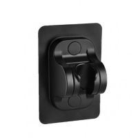 Kademeli Yapışkanlı Duş Başlığı Tutucu Ayarlı SİYAH Yeni