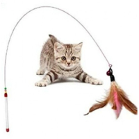 Tüylü Kedi Oyun Oltası 90 cm