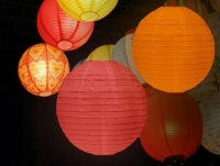 Dekoratif Çin Feneri – Kağıt Lamba - Beyaz