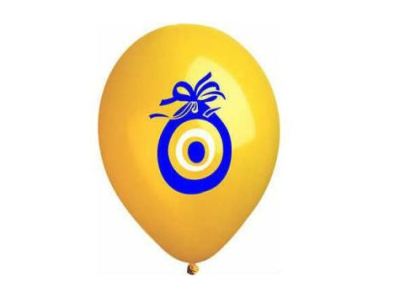 Nazar Boncuğu Desenli Balon - 100 Adet