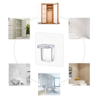 4 Lü Mutfak Banyo Dolapları için  Raf Yapıcı - Yapışkanlı Raf Seviye Ayarlayıcı Tutucu Aparatlar