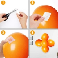 Çift Taraflı Yapışkan Balon Yapıştırma Bandı Sticker Balon Yapıştırıcı