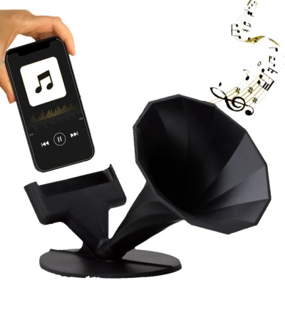 İphone - Android Telefon Tutucu Ses Yükseltici Gramafon