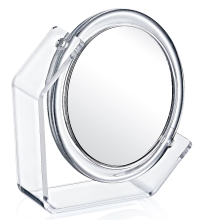 Oval  Makyaj Aynası 360 Derece Dönen Çift Taraflı Yakınlaştıran Ayna
