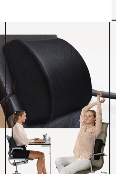 Bel Yastığı Ofis Sandalye Araç Koltuk Bel Destek Yastığı Sırt Minderi