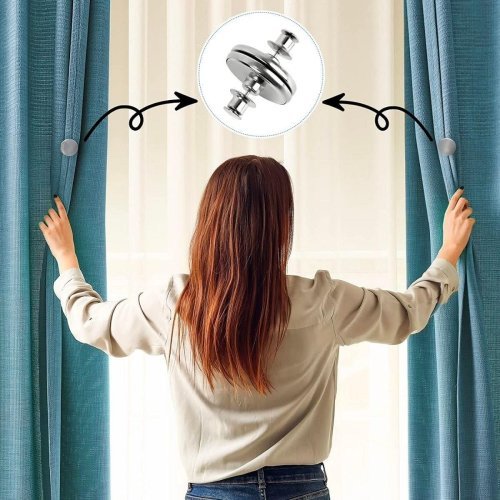 2 Adet Perde ve Kumaş Tutturma Mıknatısı