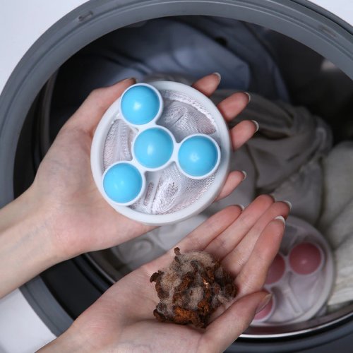 2li Çamaşır Makinesi İçin Peçete -Toz- Evcil Tüyü Toplayıcı Yıkanabilir Tüy Toplayıcı File Aparat