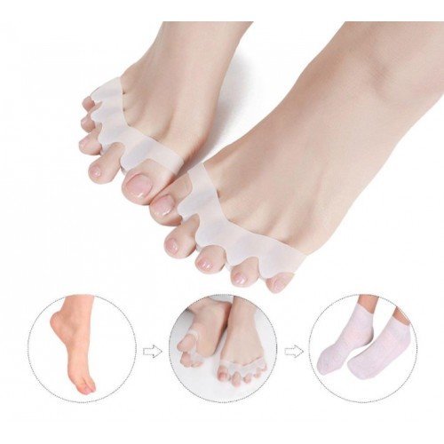 5 Parmak Ayıran Geçmeli Makara Beyaz Renk (T-542)