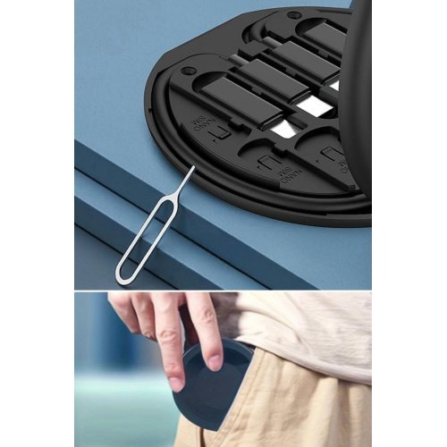 60w Destekli Kablo Kutusu Seyahat Kablo Seti 5'i 1 arada USB Type-C Şarj Kablosu Seti