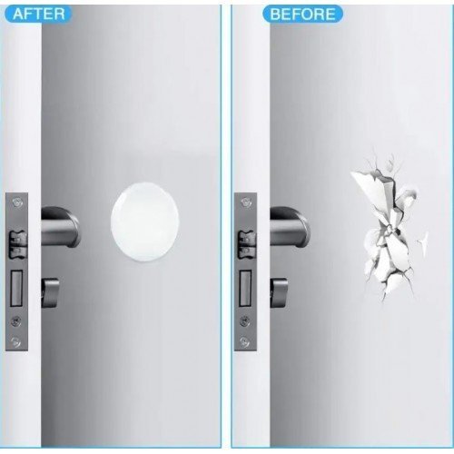 6lı Şeffaf Silikon Mobilya ve Kapı Durdurucu Darbe Pedi Yuvarlak 