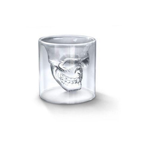 300 ml Kuru Kafa Cam Bardak -Likör Shot - İçecek  Bardağı -Crystal Head 