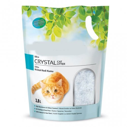 4 Paket Kedi Kumu Silica Kristal Kedi Kumu 1.4 Kg - 3.8 L 