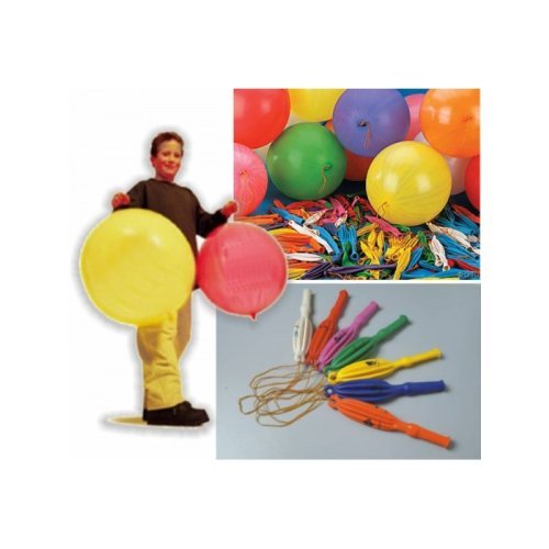 Lastikli Punc Balon - 100 Adet