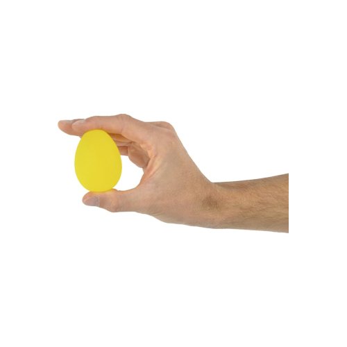 Yumurta Top -  Silikon El Egzersiz Topu Sarı - Hafif Sert