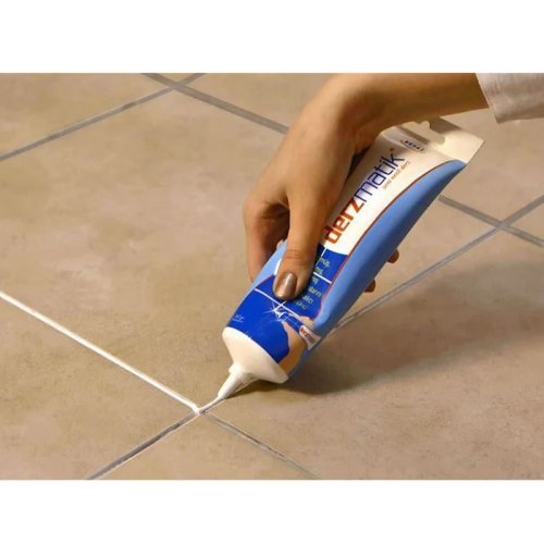 Beyaz Derz Dolgusu - 3 Adet Lavabo Küvet Fayans Derzi Kalemi 380gr Spatula - Derz Dolgu Kazıyıcı