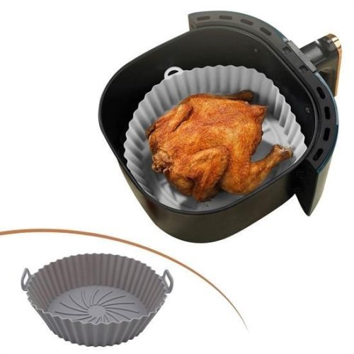 Fritöz Airfryer Ve Fırın Silikon Pişirme Matı 20 cm Yuvarlak