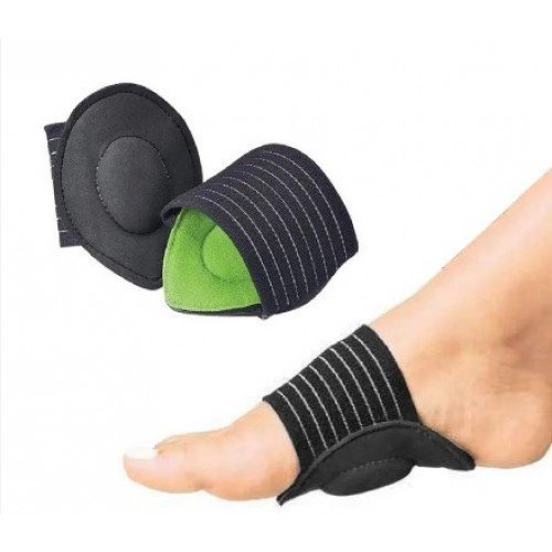 Siyah Ayak Boşluğu Destek Pedi Esnek Çift